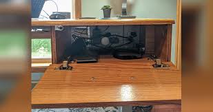 The toplift pro is the best, safest, and fastest hardtop lift system on the market, remove and store your jeep® hardtop solo in less than 2 minutes. Diy Desk Top With Lift Desk System Project By Maximillion At Menards