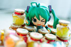 Sleeping On Candies By Kurodot Deviantart Com On Deviantart Hatsune Miku Nendoroid Anime Figurines