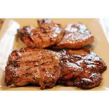 Bourbon Glazed Pork Chops Clay Pot Cooking Recipes Roaster Recipes Glazed Pork Chops