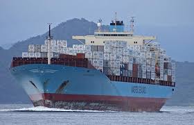 Container Ship Working Boat Cargo Shipping Boat