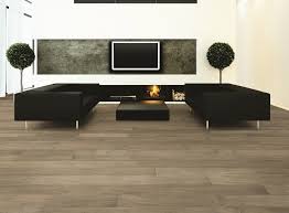 Choosing wood floor stain colors that have orangey, honey or red tones is a great choice for subtly adding depth and enhancing the grain of the wood. Modern Living Room With Grey Stained Oak Wood Floor Modern Living Room Hawaii By Paradise Flooring Houzz