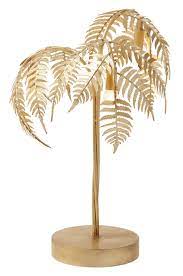 The palm tree floor lamp is made of an antique gold coloured metal making it durable and super stylish for your home, restaurant or workplace. Palm Tree Side Table Tree Floor Lamp Lamp Bedside Lamp