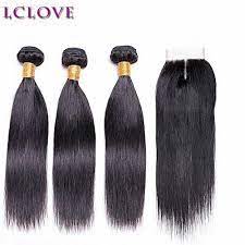 About 83% of these are human hair extension, 0% are synthetic hair extension. Lclove Straight Hair Bundles With Closure 3 Bundle Brazilian Hair Weave Human Hair Bundles With Closure Remy Hair Extensions Price From Jumia In Nigeria Yaoota