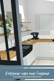 Cuisine En Deux Tons Mi Scandinave Mi Industrielle Astuces Pour Gagner De La Place Cuisine Equipee Cuisine