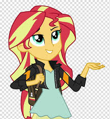 Sunset Shimmer My Little Pony Equestria Girls Twilight Sparkle Princess Celestia Consider Transparent Background Png Clipart Hiclipart
