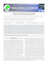 This supplier has not provided a company introduction yet. Pdf Synthesis Of Silica Gel Supported Amidoxime Ligand For Adsorption Of Copper And Iron From Aqueous Media Perng Yang Puah Academia Edu