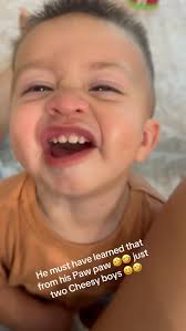 I died laughing as he handed me my glass of wine first thing I thought of  when I saw him was the movie The Shining with Jack Nicholson and then my  grandson did his cheesy smile and couldn’t help but ...