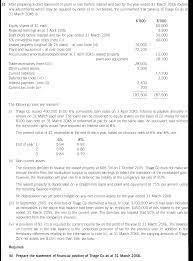 Fundamentals level knowledge module : Acca Fr F7 Past Papers Question 31b September 2016 Acowtancy Exam Centre