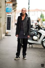 People Wearing Rick Owens Mens Street Style Custom Suit Street Style