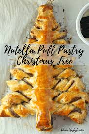 Nutella Puff Pastry Christmas Tree Holiday Dessert Nutella Puff Pastry Nutella Puff Dessert