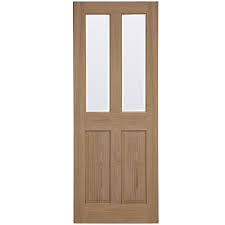 Clear Glazed Oak Veneer Internal Door