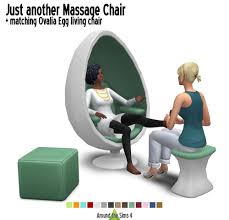 Ovalia Egg Chairs Sims Sims 4 Contenu Personnalise Maxis