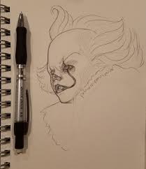 Princess Pennywise I Missed Drawing Penny Drawings Horror Drawing Art Sketchbook