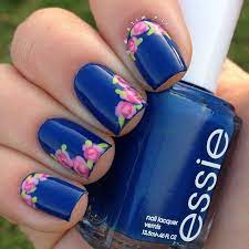 Nail Art With Rose Tulip Jasmine Flower Design Womenitems Com Nails Floral Nails Spring Nail Art