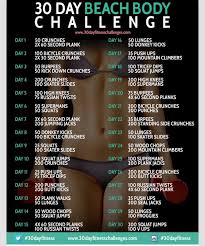 30 Day Beach Body Challenge By Jenny Courville Musely