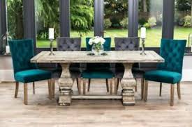 Get free shipping on qualified rectangle, pedestal kitchen & dining tables or buy online pick up in store today in the furniture department. 10ft Reclaimed Solid Wood Dining Table Double Pedestal Rectangle Kitchen Table Ebay