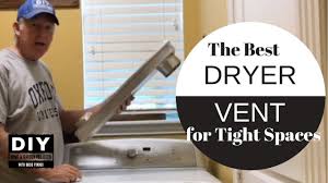 Diameter 90 degree elbow dryer connector is made to connect a semi rigid or flexible dryer hose with no hose clamps Dryer Vent Replacement Youtube