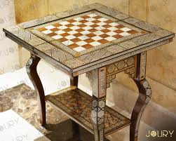 Jourystore Coffee Table Backgammon Table Chess Table