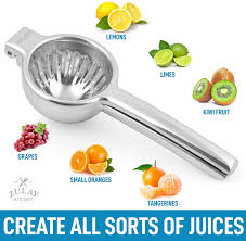 Check spelling or type a new query. Kitchen Dining Manual Juicers Houseofrd Com Limes Ergonomic Citrus Squeezer Fruit Juicer For Small Oranges Easy Squeeze Heavy Duty Lemon Juicer Hand Press Lemons Zulay Extra Large Lemon Squeezer Stainless