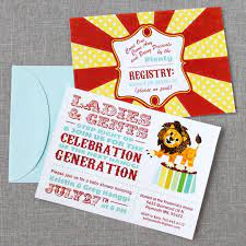 Download Free Template Circus Baby Shower Invitations Circus Baby Shower Baby Shower Invitations Carnival Baby Showers