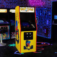 Identical to coin operated versions. Pac Man Quarter Scale Arcade Cabinet Numskull
