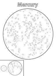 Mercury is the first planet in our solar system. Mercury Planet Coloring Page Planet Coloring Pages Mercury Planet Solar System Coloring Pages