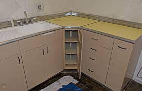 2 piece antique hoosier cabinet with flour mill. 1950 S Antique Vintage Metal Kitchen Cabinets Youngstown 1851657074