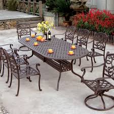 Patio dining sets are, in one word, essential. Darlee Santa Monica 9 Piece Cast Aluminum Patio Dining Set Cast Aluminum Patio Furniture Outdoor Patio Table Patio