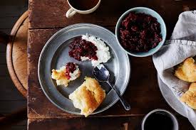 For an easy fruit relish to pair with a turkey dish like turkey couscous meatloaves, simply spruce up canned cranberry sauce with apples, walnuts, and chives. Pear Brandy Walnut Cranberry Sauce Recipe On Food52