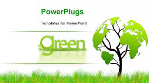 Foliage World Map Free Powerpoint Templates Environment 2015 Powerpoint Templates Powerpoint Free Presentation Template Free