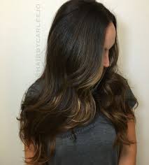Rich Dark Brown Hair Color With Subtle Sombre Babylights Hair Highlights Dark Brown Hair Rich Dark Brown Hair Color