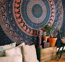 A bohemian wall tapestry or bohemian tapestry is a perfect way of adding accents to your dorm or living room. Tapestry Wall Hanging Elephant Mandala Wall Hangings Bohemian Large Indian Ethnic Tapestries Bedspread For Home Decor Boho Bohemian Meditation Beach Throw 213x137 Cm Buy Online In Belize At Belize Desertcart Com Productid