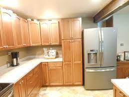 All plywood cabinet with uv clear finish on interior and exterior. Kraftmaid Gentry Maple Chestnut Kitchen Columbus By Jenna Cook Palmer Donavin Houzz