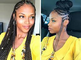 Braids And Beads Updo With My Expert 24 Rastafri Kanekalon Hair Emily Cottontop Natural Hair Styles Kanekalon Hairstyles Hair Beauty