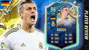 Flashback sbcs, first introduced in fifa 19, are some of the most popular content releases in fifa ultimate team. Fifa 20 Tots Toni Kroos Player Review This Card Is So Cheap Worth The Coins Fifa 20 Youtube