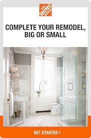 How long have you been in the kitchen and bath remodeling business? Start Your Bathroom Remodel With The Home Depot Home Depot Bathroom Restroom Remodel Small Bathroom Makeover