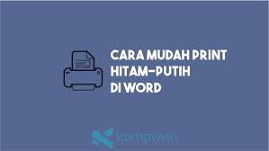 Proses dtg adalah % menggunakan komputer dan printer, sebagaimana korang mencetak kertas dgn menggunakan printer, sama juga caranya dgn dtg. Cara Print Hitam Putih Dan Bukan Berwarna Di Microsoft Word