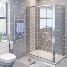 Showing 1 to 24 of 33 items filter order by type quadrant shower enclosures (23) rectangle shower enclosures (4) square shower. 1000 X 700 Mm Sliding Shower Enclosure Cubicle With Tray And Waste Side Panel Amazon Co Uk Kitchen Home