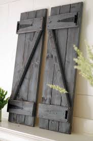 2 Rustic Shutters 30 X 10 5 Rustic Gallery Wall Etsy Rustic Shutters Shutter Wall Decor Rustic Gallery Wall