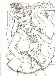 Vintage 1986 barbie and the rockers trace and color coloring book golden mattel. Pin On Barbie