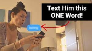 How do you get over a crush fast? Text Him This One Word To Get His Attention Matthew Hussey Get The Guy Youtube