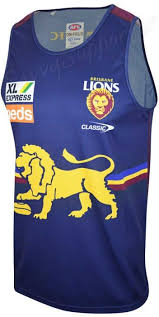 Brisbane lions club, brisbane, california. Brisbane Lions 2021 Mens Training Singlet Lr21s1 Savvysupporter