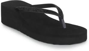 stepupp stepupp women black gola slipper flip flops