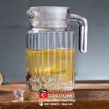 Bình thủy tinh sọc 750ml - Xưởng sản xuất quà tặng