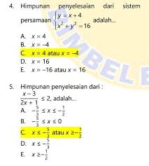 40 soal uas pas sma smk sejarah kelas x semester 1 k13 tahun 2018 2019 mudah mudahan contoh soal pilihan ganda dan. Kumpulan Soal Usbn Mtk Sma Masnurul