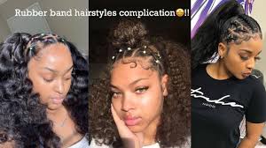 Follow the step by step tutorial below to get this classy headband updo. Rubberband Hairstyles Compilation Pt 1 Youtube