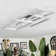 Binor ceiling light LED chrome, 1-light source H3853238 | illumination.co.uk