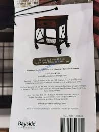 Costco whalen metal and wood tool cart you. Costco 1050045 Whalen Vintage Kitchen Cart Part3 Costcochaser