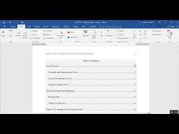 This apa sample paper addresses apa content, formatting, and style concerns. Inserting A Table Of Contents In An Apa Formatted Paper Youtube