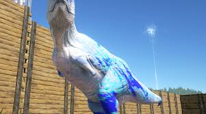 Blue Fire Carno Ark Paint The Best Paint Ark Warpaint Ark Survival Evolved Skins Paints Warpaints